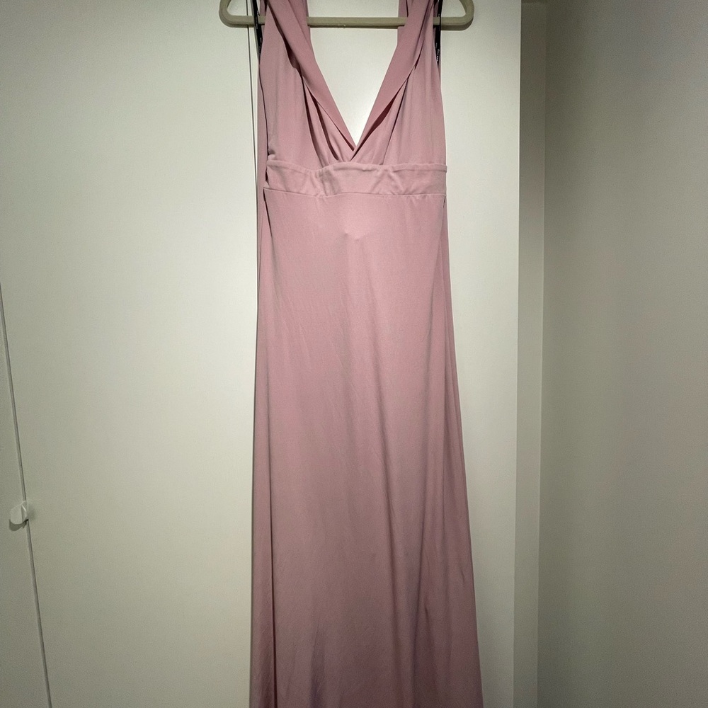 Chic Blush Maxi Dress